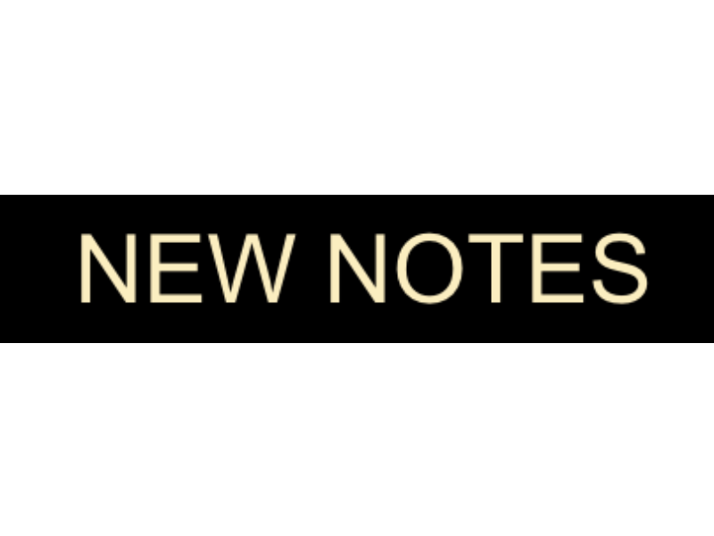 New Notes